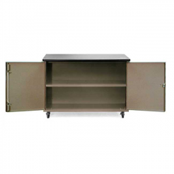 Mobile Storage Bench With Trailer Mounting