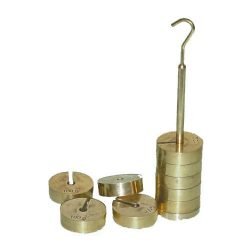 Slotted Brass Weight Set